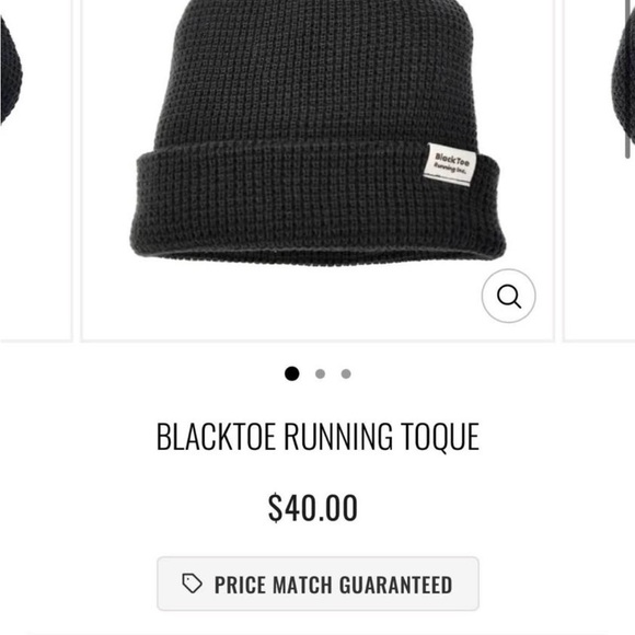 Black Toe Light Toque - Picture 2 of 2